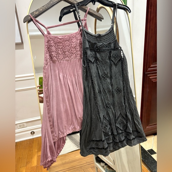 BUNDLE POL Small Black Sleeveless Dress AND pink top tunic - Picture 15 of 15